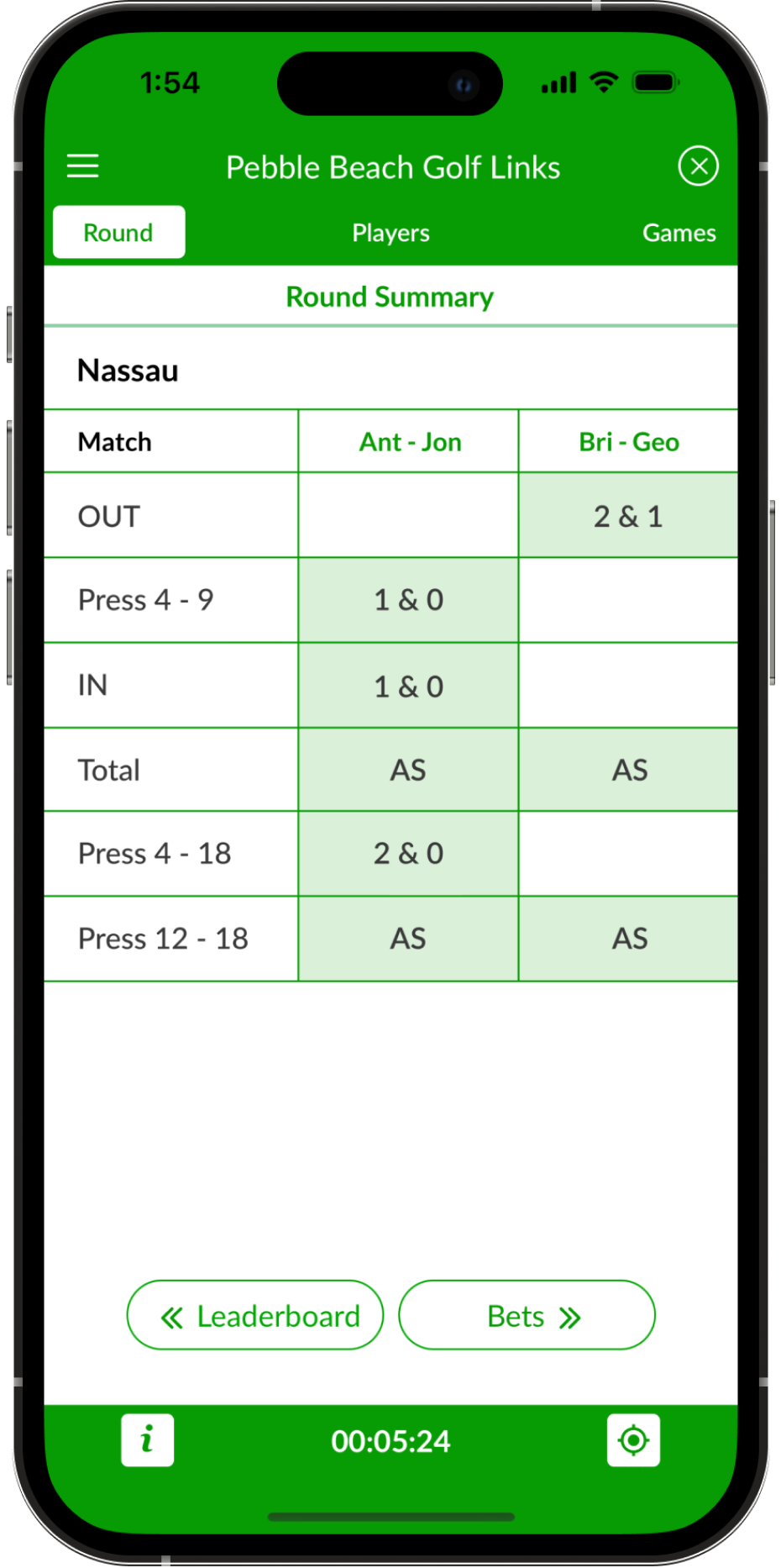 BEEZER GOLF | Best Golf betting and side games app
