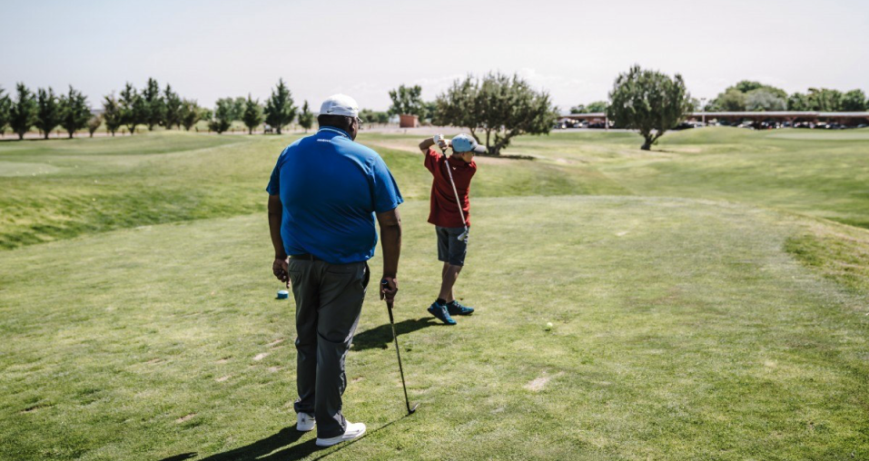 In a better ball stroke play format, two-player teams play against each other in a whole field.